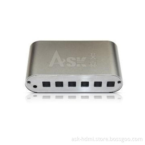 4 port Toslink switcher box with 2 port out put